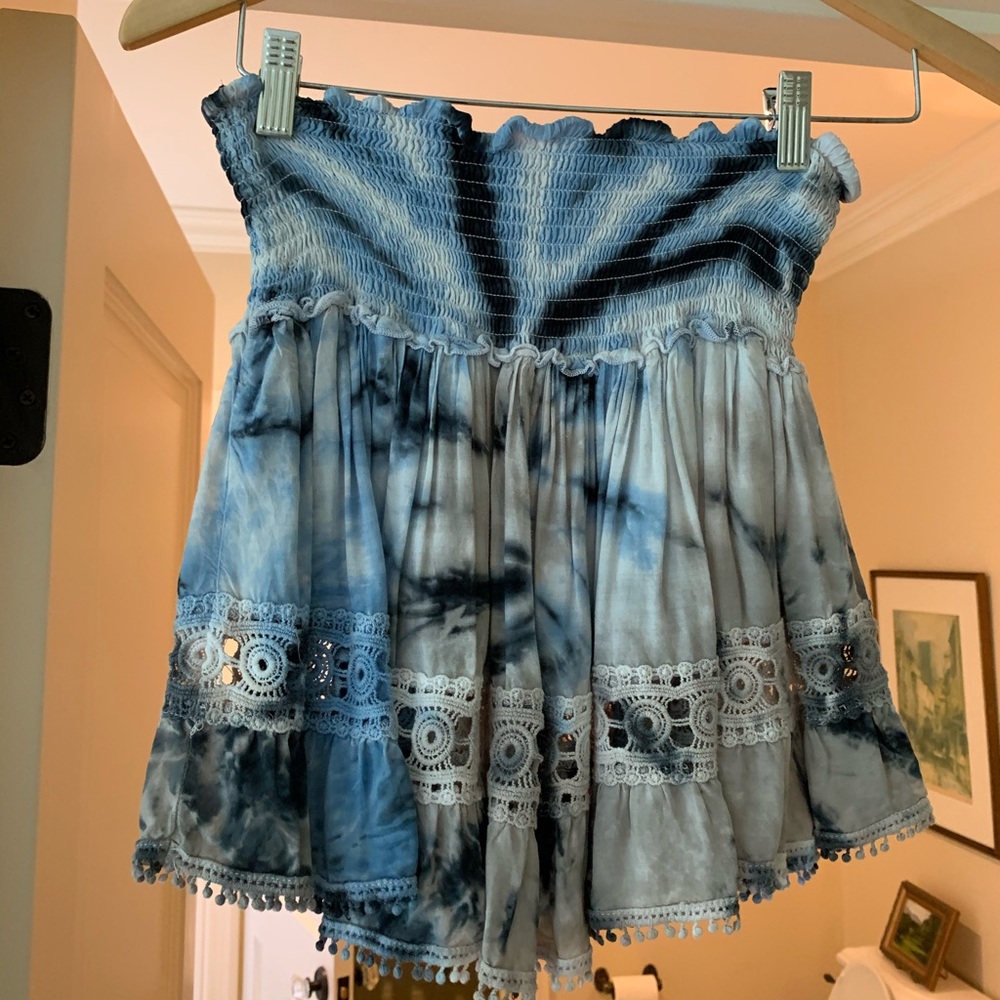 Surf gypsy flowy mini skirt